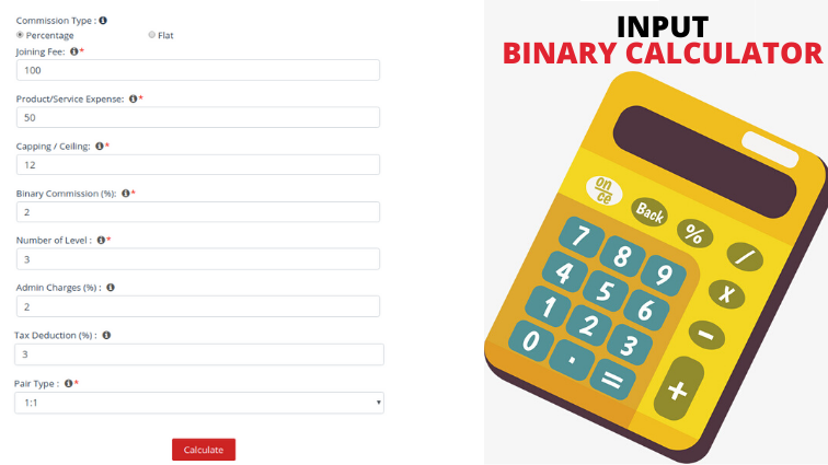 mlm binary calculator online